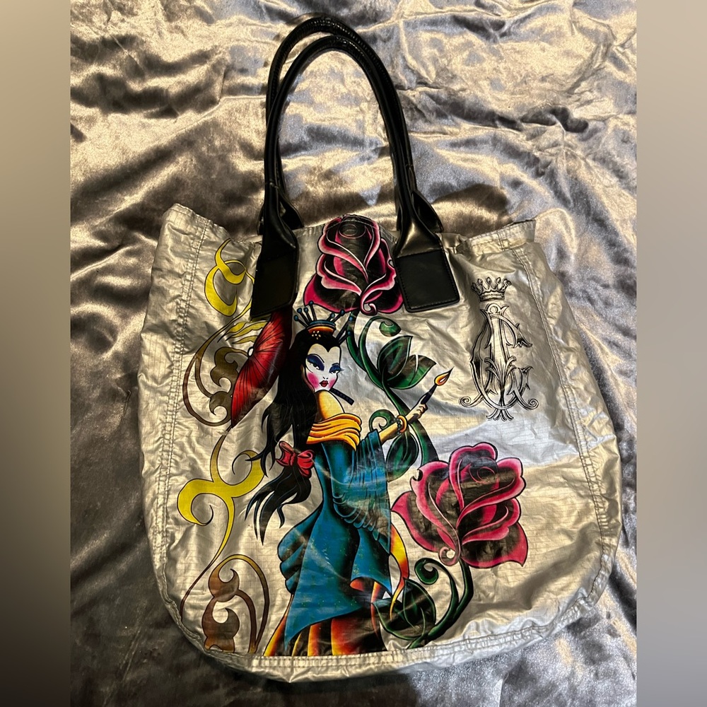 Good condition previously owned ed hardy tote